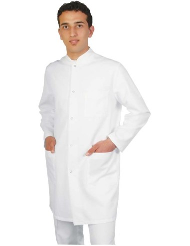 Медицински дрехи - Мъжка манта с дълъг ръкав. Код 212K-BG