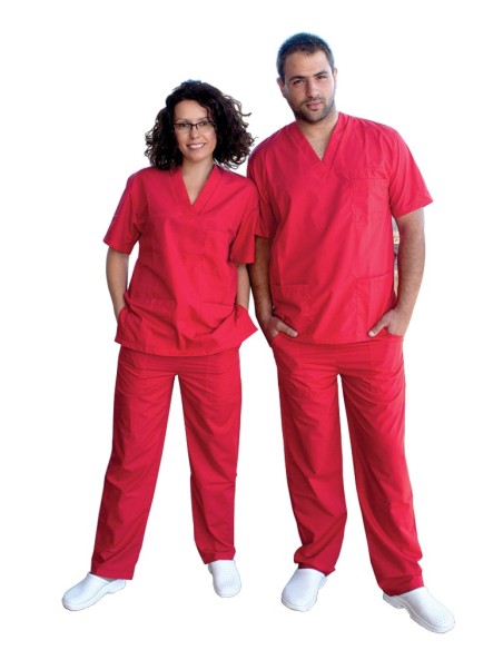 Медицински комплект унисекс модел 078586 в червен цвят