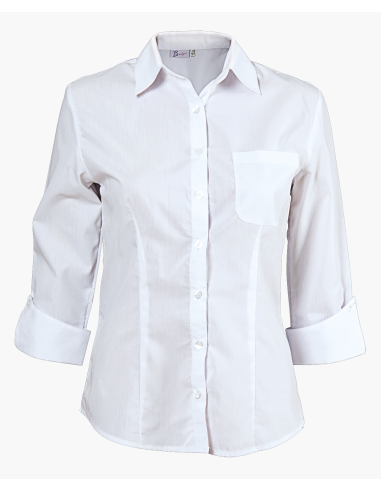 Дамска риза с 3/4 ръкав- бяла Модел: CAMISA