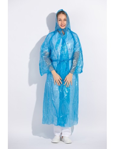 Манта с качулка за еднократна употреба