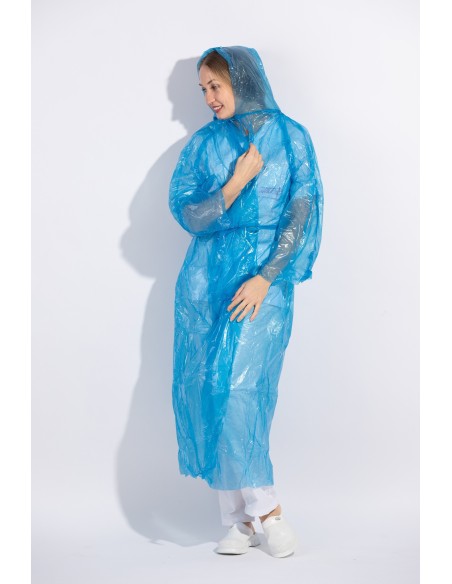 Манта с качулка за еднократна употреба