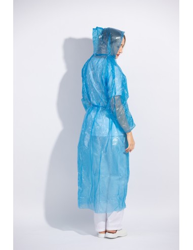 Манта с качулка за еднократна употреба