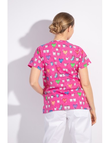 Дамска медицинска туника модел BAMBINA (зъби)