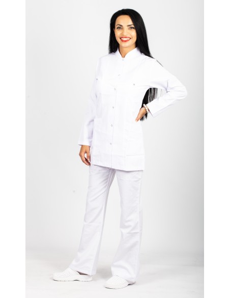 Медицинска туника с дълъг ръкав модел 4060