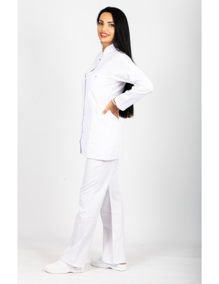 Медицинска туника с дълъг ръкав Код: 4060