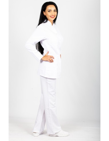 Медицинска туника с дълъг ръкав Код: 4060