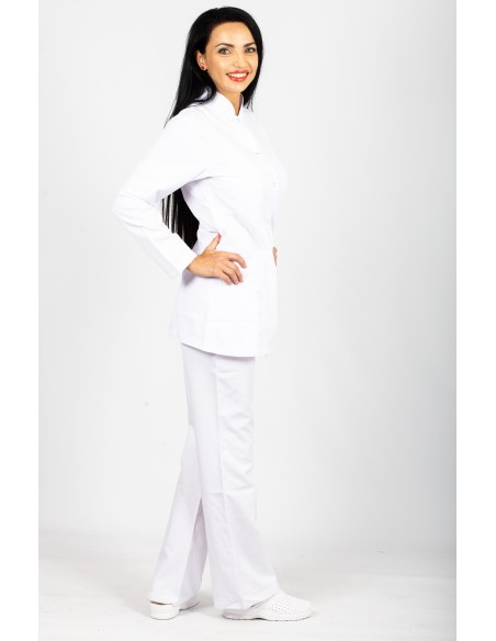 Медицинска туника с дълъг ръкав Код: 4060