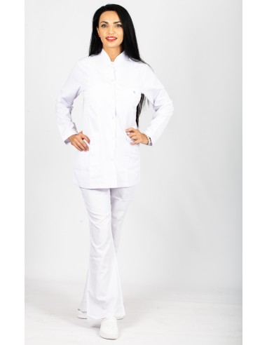 Медицинска туника с дълъг ръкав Код: 4060
