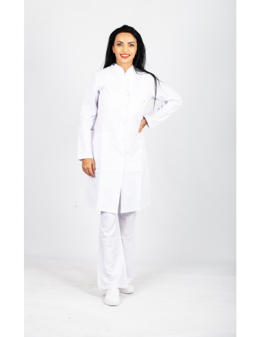 Къса дамска медицинска престилка модел 4029