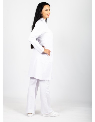 Къса дамска медицинска престилка модел 4029