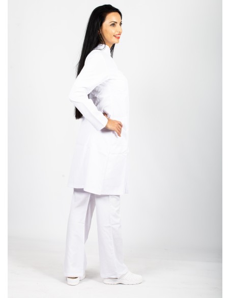 Къса дамска медицинска престилка модел 4029