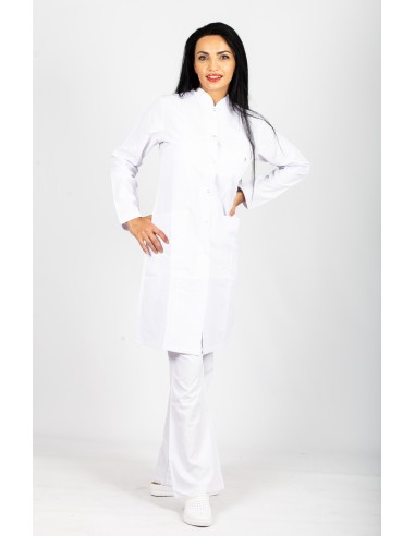 Къса дамска медицинска престилка модел 4029