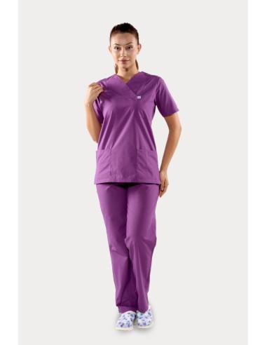 Дамски медицински комплект (наситено лилав)