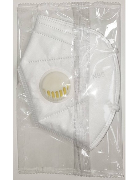 Предпазна сгъваема маска с клапа модел KN 95 FFP2