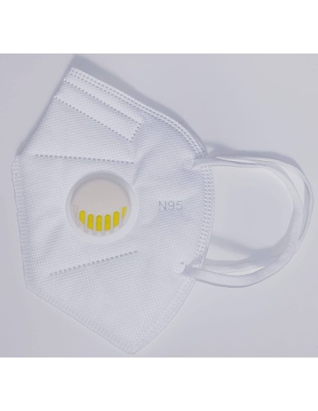 Предпазна сгъваема маска с клапа модел KN 95 FFP2