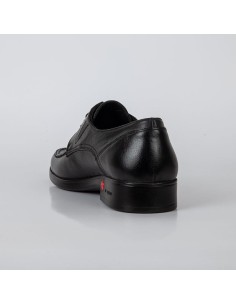 Мъжки кожени обувки 3006 в черен цвят 2