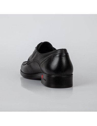 Мъжки кожени обувки 3006 в черен цвят