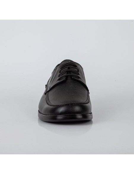 Мъжки кожени обувки 3006 в черен цвят