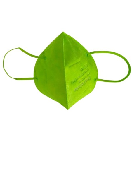 Сгъваема маска за дихателна защита N95 FFP2- зелена