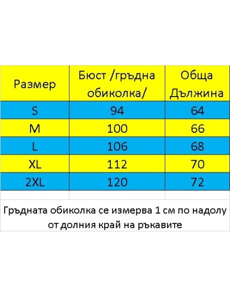 Яке от полар ID 2329 размери
