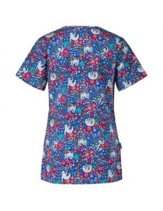 Дамска вталена туника за работа модел BAMBINA (ленивци) 2