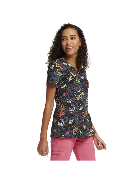 Медицинска туника GENUINE CK678 Garden Flutter