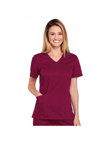 Медицинска туника CORE STRETCH WWE4710 бордо