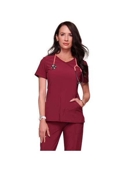 Медицинска туника INFINITY CKE2625A- бордо