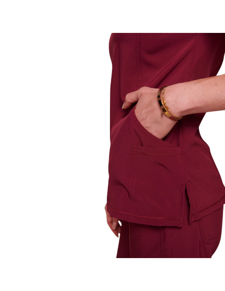 Медицинска туника INFINITY CKE2625A- бордо