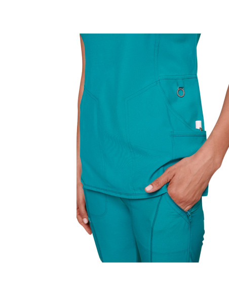 Медицинска туника INFINITY CKE2625A-тюркоаз