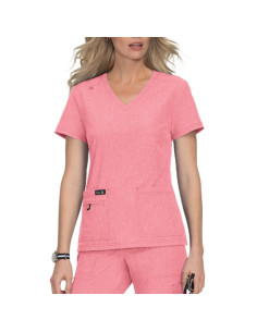 Медицинска туника BASICS 373- розов 2