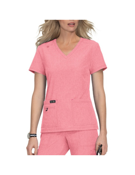 Медицинска туника BASICS 373- розов