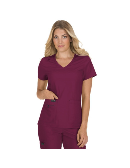 Медицинска туника BASICS 373- бордо