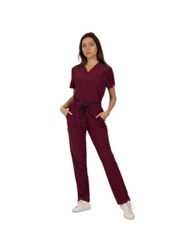 Медицински комплект BELLA - виненочервен