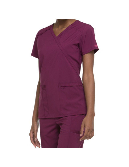 Медицинска туника DICKIES DKE625 - виненочервен