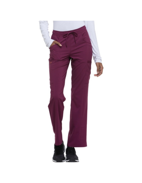 Дамски медицински панталон DICKIES DKE010 - виненочервен