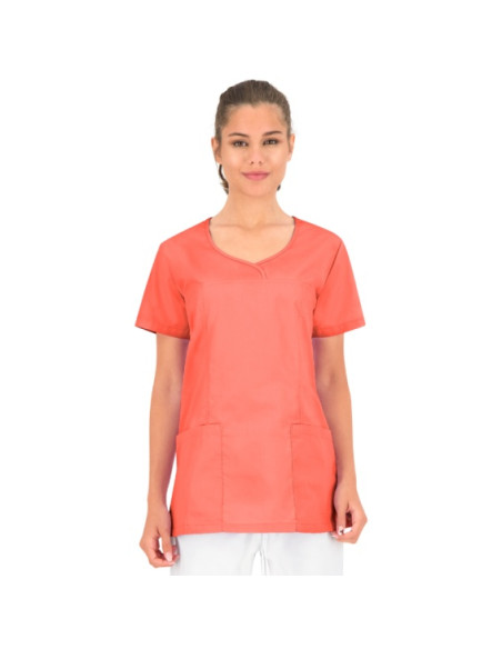 Дамска медицинска туника INES - корал