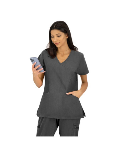 Медицинска туника JUSTINA- сива