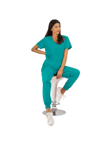Медицинска туника JUSTINA- тюркоаз