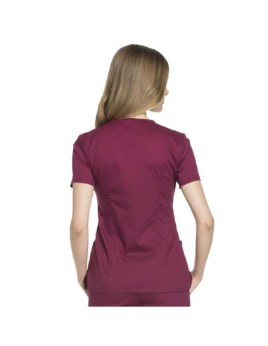 Медицинска туника REVOLUTION WWE610 - виненочервен