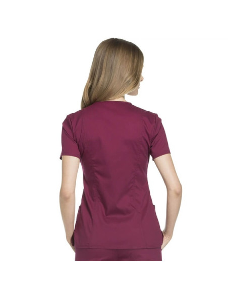 Медицинска туника REVOLUTION WWE610 - виненочервен