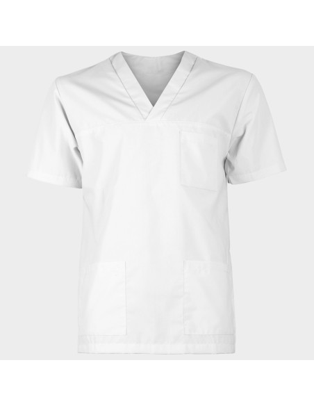 Комплект- медицинска туника с панталон M3- бял
