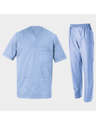 Комплект медицинска туника с панталон М3- син