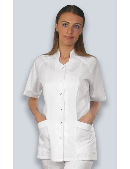 Дамска медицинска туника с къс ръкав модел 4045