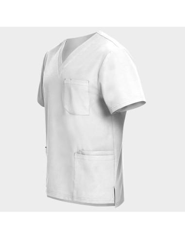 Мъжка медицинска туника NOBBY - бяла