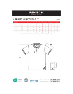 Мъжка тениска с поло яка RESIST POLO R20- бяла 2