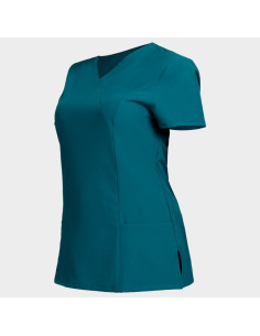 Дамска медицинска туника NOBBY- петрол 2