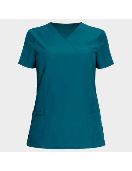 Дамска медицинска туника NOBBY- петрол
