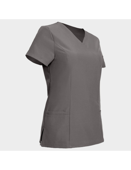 Дамска медицинска туника NOBBY- тъмно сива