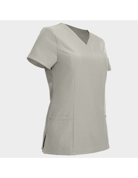 Дамска медицинска туника NOBBY- светло сива